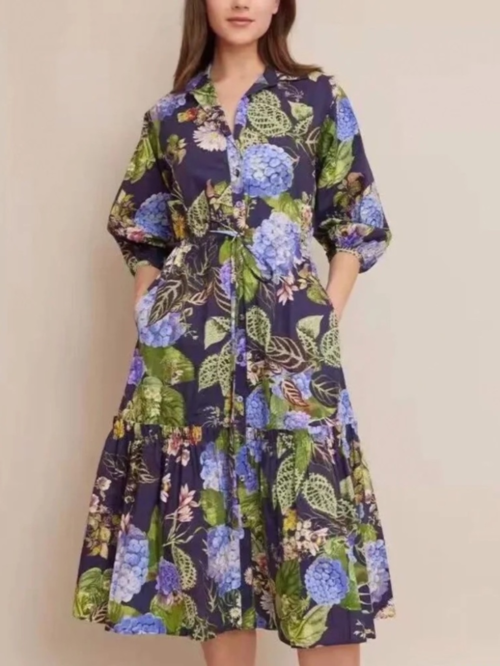 NWOT Cara Cara 100% Cotton Hutton Dress - size XL